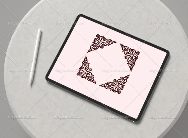 نقوش طرح لچک سنتی
