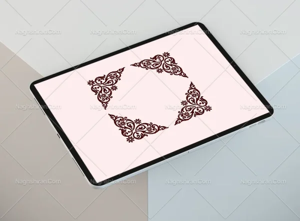 نقوش طرح لچک سنتی