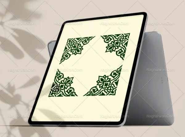 وکتور لچک سبز سنتی