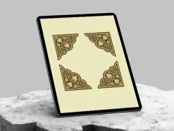 وکتور لچک نقوش ختایی سنتی