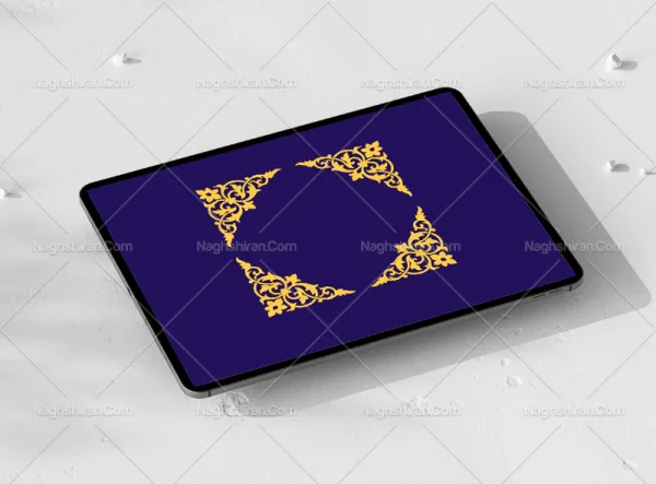 وکتور المان سنتی طرح لچک