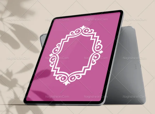 حاشیه نقوش سفید سنتی