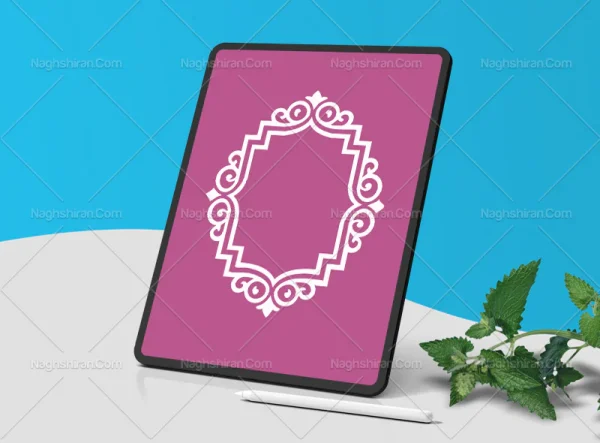 حاشیه نقوش سفید سنتی