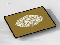 المان ترنج طرح گل های منبت کاری