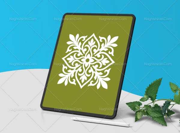 المان ساده سفید موتیف