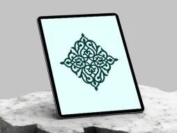 المان نشان رنگی ساده سنتی