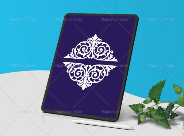 نیم ترنج طرح گردش حلزونی