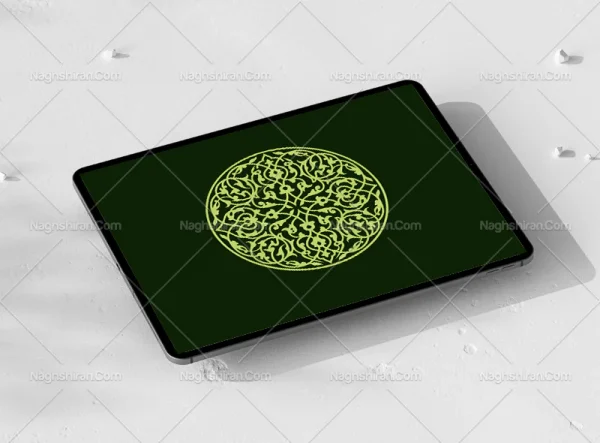 طرح نقوش اسلیمی نشان