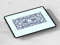 طرح نقوش سنتی تو خالی واگیره حاشیه