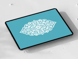 نقوش تذهیب سفید ترنج