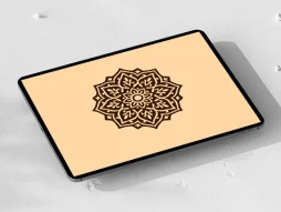 نشان قهوه ای رنگ المان سنتی