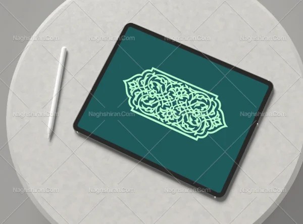 نقوش و المان تذهیب طرح ترنج