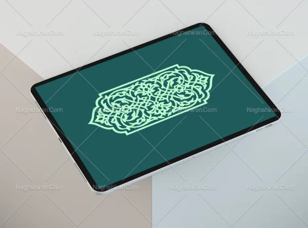 نقوش و المان تذهیب طرح ترنج