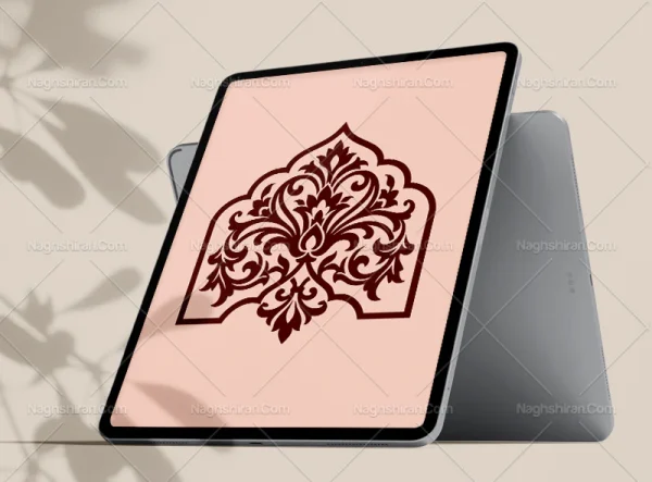 نقوش طرح محراب ساده