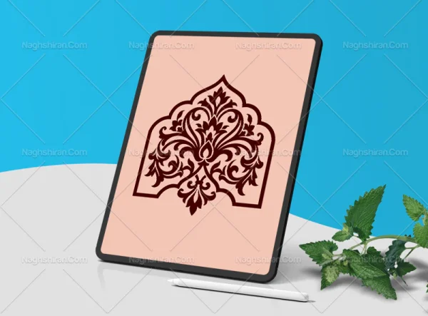 نقوش طرح محراب ساده