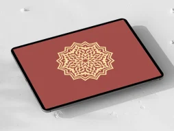 نقوش اسلیمی طرح نشان ساده