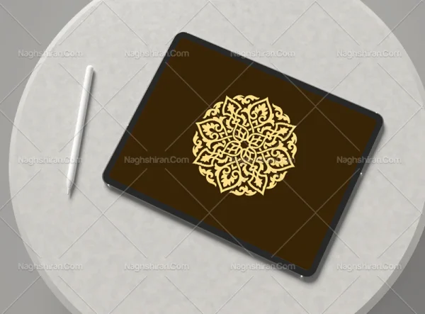 وکتور نشان نقوش و طرح سنتی