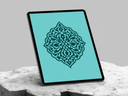 نشان ترنج اسلیمی ختایی تذهیب