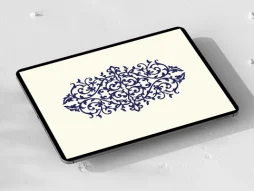 طرح نشان آبی نقوش و المان سنتی