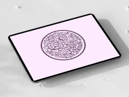 طرح نشان گل و برگ سنتی تو خالی