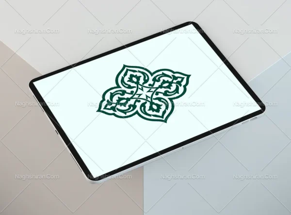 اسلیمی ختایی تذهیب طرح نشان