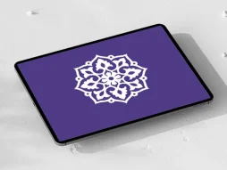 المان ساده سفید سنتی طرح نشان