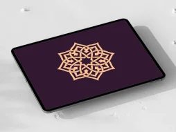 المان ساده رنگی سنتی طرح نشان