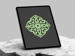 المان ساده سنتی طرح رنگی نشان