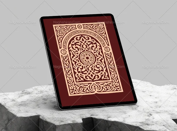 نقوش تذهیب طرح کتیبه