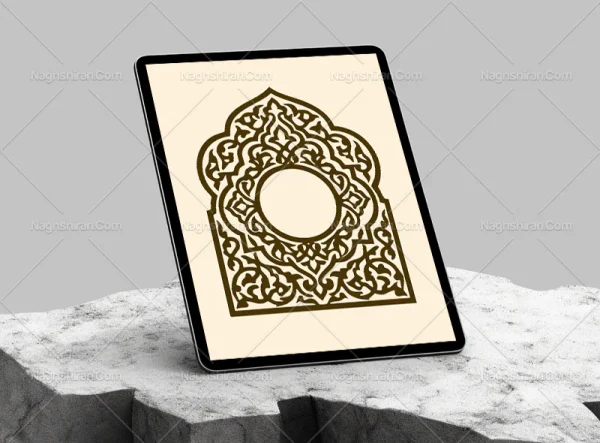 نقوش محراب طرح اسلیمی