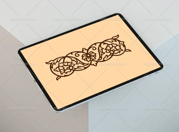 واگیره حاشیه گل های ختایی