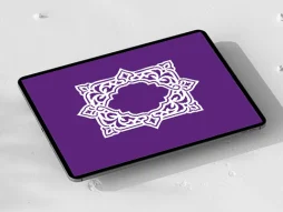 طرح حاشیه نقش و نگار سفید رنگ سنتی