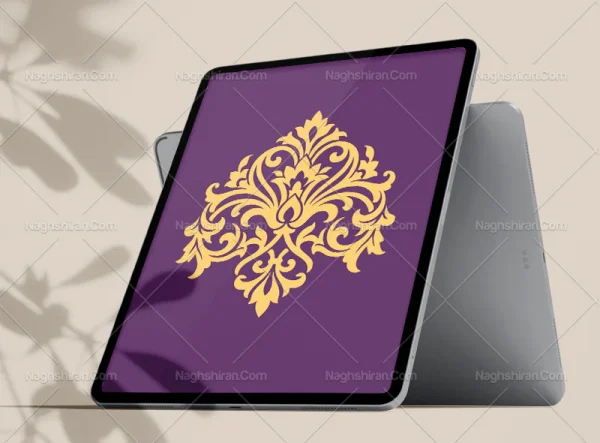 طرح نشان گل و نقوش سنتی