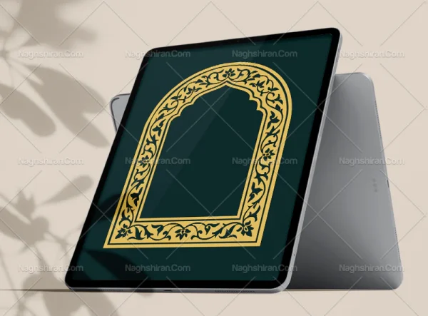 حاشیه محراب نقوش و المان سنتی