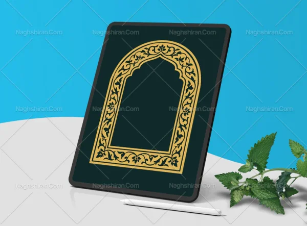 حاشیه محراب نقوش و المان سنتی