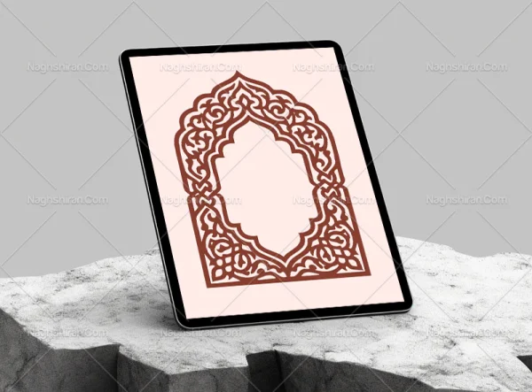 محراب طرح حاشیه ساده سنتی