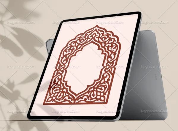 محراب طرح حاشیه ساده سنتی