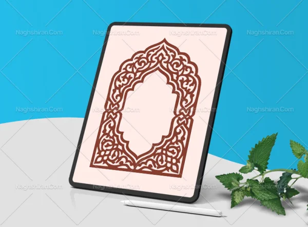 محراب طرح حاشیه ساده سنتی