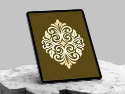 طرح نشان رنگی نقوش سنتی