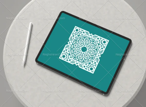 موتیف طرح سنتی هندسی
