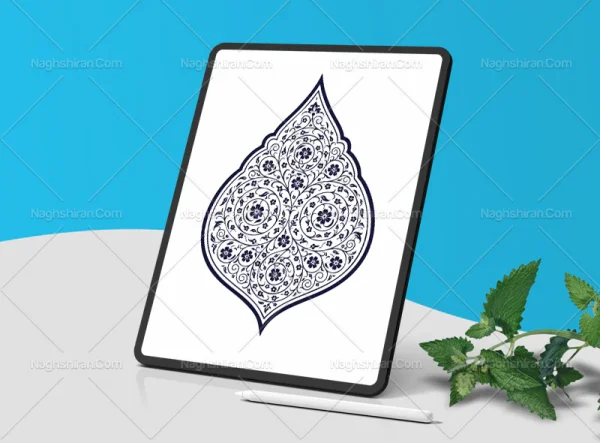 نشان طرح گردش اسپیرال و المان سنتی