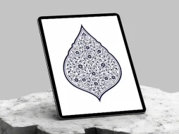 نشان طرح گردش اسپیرال و المان سنتی