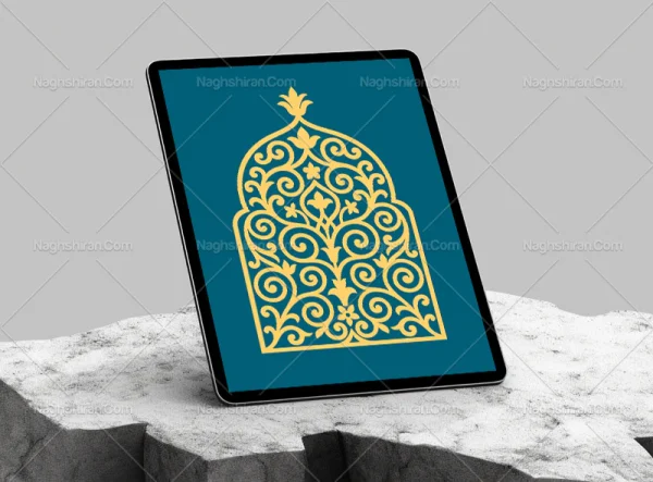 محراب طرح گل و المان ساده سنتی