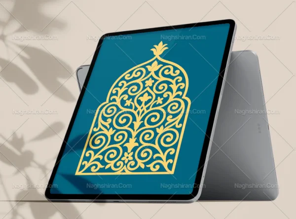 محراب طرح گل و المان ساده سنتی