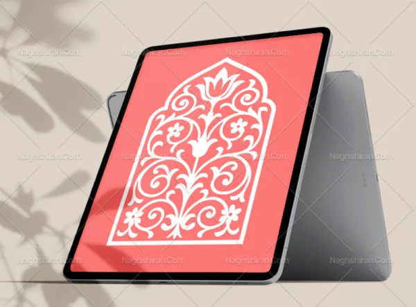 محراب طرح نقوش سنتی سفید