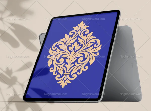 المان گل و برگ طرح نشان