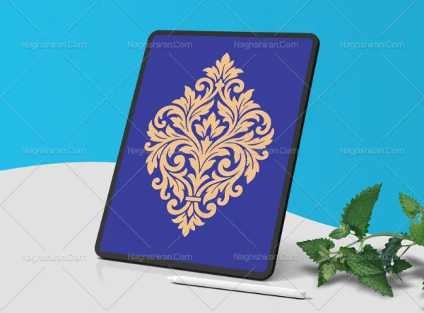 المان گل و برگ طرح نشان