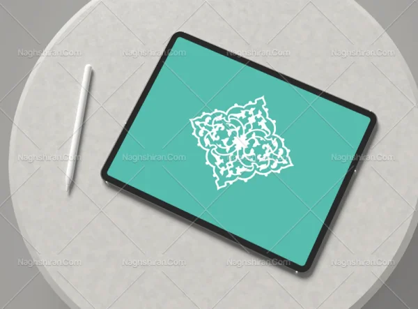 المان نقوش اسلیمی طرح نشان