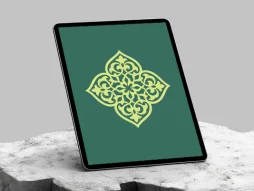 المان نقوش سنتی طرح نشان سبز