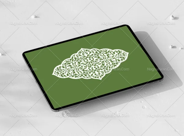 ترنج نقوش اسلیمی تذهیب
